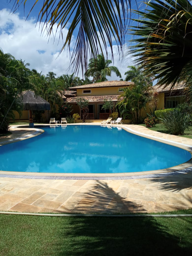 Terreno Frente Mar com Casa Luxuosa - Ideal Para Construir Hotel Resort - Porto Seguro - Bahia - Brasil